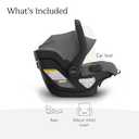 UPPAbaby Mesa V3 Infant Car Seat - Easy Installation + SmartSecure Technology - Attaches to Stroller | Base + Infant Insert Included - Greyson (Charcoal Mlange), Manufactured Date: 08/20/2025