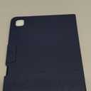 Antbox Case for iPad Pro 12.9'' 6th Generation (2022) 5th/4th/3rd Generation (2021/2020/2018), Built-in Pencil Holder Auto Sleep/Wake Function PU Leather Smart Cover (Blue)