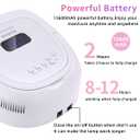 Rechargeable LED Gel Nail Lamp,60W Cordless UV Led Nail Light Nail Dryer for Gel Nails with Lifting Handle Touch Sensor LCD Screen(White)
