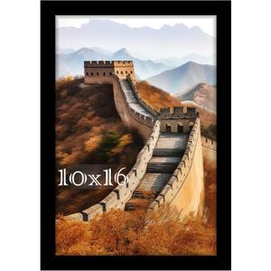 Picrit 10x16 Frame, Photo Frame for Wall Mounting Display, Black