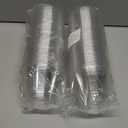 Dealusy 100 Pack 9 oz Clear Plastic Cups, Sturdy & Food Safe Disposable Plastic Cups for Cocktail Punch