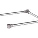 DuraSteel Open Base Work Table Bracing - 24 x 24 Inch Table Stabilizing Leg Cross Braces - Fits Commercial Food Prep Stainless Steel or Maple Wood Worktable