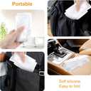 30 Pairs Waterproof Shoe Covers Disposable Rain Shoe Covers Transparent Plastic Shoes Cover Protector Boot Covers for Men and Women Rainy Outdoor (19.5inch Tall)