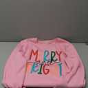 MODNTOGA Kids Boy Girl Merry and Bright Crewneck Sweatshirt Merry Christmas Sweatshirt Retro Xmas Long Sleeve Pullover Tops XL