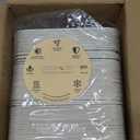 bloomoon 100 Pack 32 oz Large Paper Bowls, Chipo-tle Style Disposable Bowls for Nacho Burrito Taco Salads, Seafood Boil Crawfish Serving Bowls,100 BOWLS ONLY (32 fl oz Rectangle (8.46 x 6.14 x 1.92 inch))