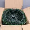Sunnyglade 2 PCS 13 inch 4 Layers Artificial Plant Topiary Ball Faux Boxwood Decorative Balls for Backyard, Balcony,Garden, Wedding and Home Dcor (13 inch)
