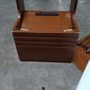 СTG060, Nightstand with Charging Station, 3 Color Dimmable LED Lights, 1 USB Ports 