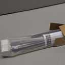 LazBlinds Cordless Roller Shades for French Doors, No Drill French Door Blinds for Privacy, Blackout Roll Up Shades for Front Door Sidelight Glass Door Patio, 20 5/8" W x 24" H, Grey