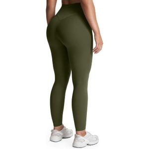 Aoxjox High Waisted Workout Leggings for Women Tummy Control Buttery Soft Yoga Metamorph Deep V Pants 26"