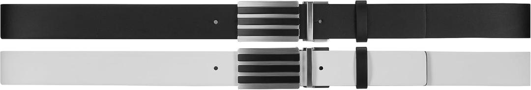 adidas mens 3-stripes Tour Belt (Gray)