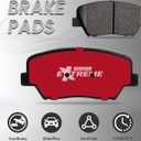 Front Brake Pad Compatible With 2019 2020 2021 2022 2023 Ram 2500, 2019 2020 2021 2022 2023 Ram 3500 OE-Grade Performance w/Hardware-D2225