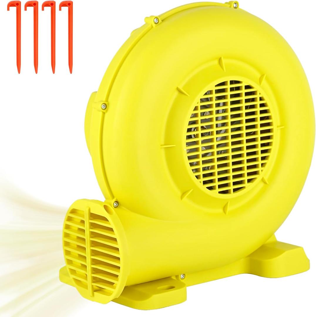 Bounce House Blower, Portable Air Blower for Inflatable, Powerful Inflatable Bubble House Blowers Fan Pump for Inflatable Bouncy Castle, Jumper, Water Slide