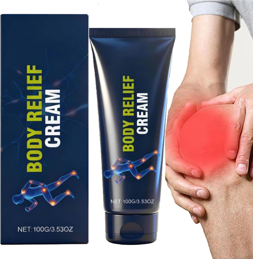 Relief Cream, Suitable for Feet, Hands, Legs, Muscles, Joints, and Waist, Fast Absorption, Mild & All Natural