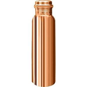 Pure Copper Water Bottle For Perfect Ayurvedic Copper Vessel For Sports, Fitness, Yoga, Natural Health Benefits-1000 Ml 32 Oz Leak Proof Joint Free (Pack Of 1)