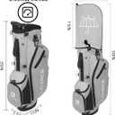 14-Way Golf Stand Bag, Lightweight Golf Bag with Stand for Men and Women