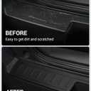 Ecarzo Rear Bumper Protector for 2025 2024 2023 2022 2021 Bronco Sport Accessories Trim Cover Scratch Resistant Trunk Door Entry Guards (Not for Bronco Sport Big Bend/Badlands)