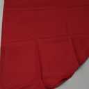 sancua Round Tablecloth - 60 Inch - Water Resistant Spill Proof Washable Polyester Table Cloth Decorative Fabric Table Cover for Dining Tables and Buffet Parties, Christmas Red (60" (Round))