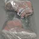 GTVGJH Kids Snow Boots, Boys and Girls, Winter Warm Barefoot Shoes, Warm, Waterproof and Non-Slip Winter Shoes Pink, 30