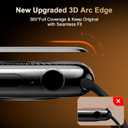 Apple Watch Series 9/8/7 41MM Screen Protector [Automatic Alignment Tool] Flexible HD Transparent Film, Anti-Scratch, Bubble-Free, Waterproof, Touch Sensitive [Non-Glass] 3PCS (46MM)