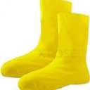 Hazmat Boot and Shoe Covers For Hazardous Materials - Explosives, Gases, Flammable Liquids, Peroxide and More  XL Yellow 12" Over the Shoe Protectors - by Xpose Safety