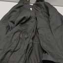 Agnes Orinda Women's Plus Size Anorak Jacket Lightweight Utility Drawstring Waist Casual Outfits Jackets with Pockets (3X, Black)