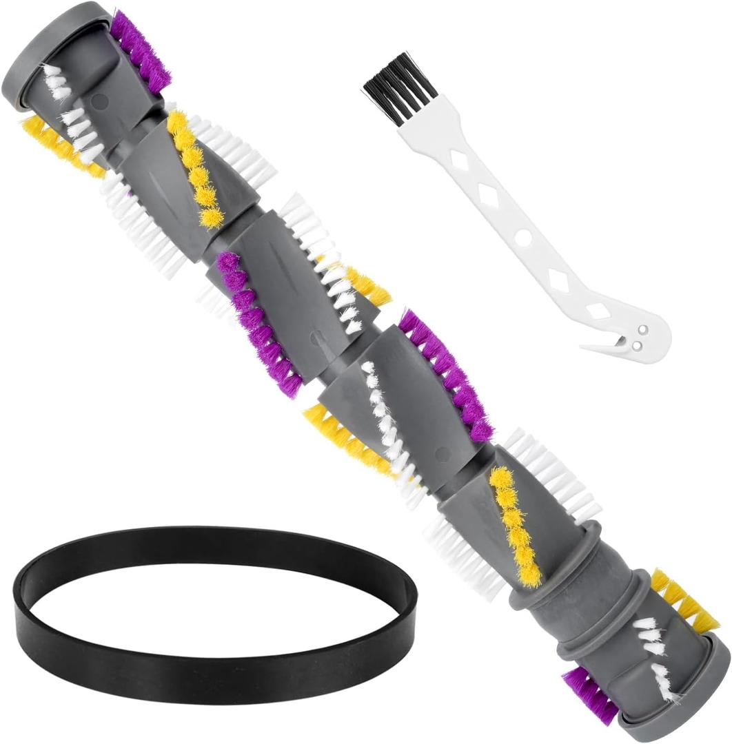 Brush Roll & Belt Kit for Bissell CleanView Swivel Rewind Vacuum Fits 2252 2253 2254 2256 2258 2259 2260 2316 2486 2487 2488 2489 3195 3196 3197 3197A 3198 3198A Replace Parts 1604545 1600159 1611230
