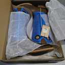 Ariat Men's Ringer Western Boot (12 Narrow, Bright Blue Patent/Tobacco Toffee)