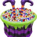 TURNMEON Halloween Inflatable Witch Legs Cauldron Cooler, 200+ Cans Super Capacity Drink Cooler, 40" Halloween Party Decorations for Holiday Party Home Indoor Outdoor Garden Lawn Yard