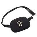 Glratn Initial Letter Belt Bag Crossbody Bags Fanny Pack For Girls，Birthday Gifts for 6 7 8 9 10 11 12 13 14 15 Year Old Girls, Purse for Kids, Cute Teen Trendy Stuff Travel Essentials.（Black-T）