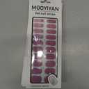 10 x Gloss Nail Strips|Uv Free|22 Pcs,Gel Nail Stickers|Long Lasting Two Weeks and Easy to Apply&Remove|Powder Blue Spot