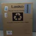 Lasko Pedestal Fan, Oscillating Fan for Bedroom with Adjustable Height and 3 Cooling Speeds, Portable, 18", Black, 1827