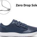 HOBIBEAR Unisex Wide Barefoot Shoes for Mens Womens Minimalist Zero Drop Shoes Sneakers (Blue,12 Women/11 Men)