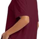 Siimcuzy 4 Pack Womens Off The Shoulder Oversized T Shirts Tops Short Sleeve Tees 2026 Casual Summer Spring Fashion Clothes (M)