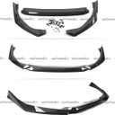 Front Lip Compatible with Honda Civic Sedan & Hatchback 2025 2026, Front Bumper Air Dam Chin Splitter Body Kit (Carbon Fiber Pattern)