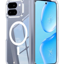 Fntcase for Google Pixel 10 Pro Fold Case Clear Magnetic Shockproof Military Grade Cover