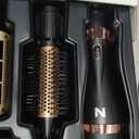 Natrial Hair Dryer Brush Blow Dryer Brush in One Hot Air Brush for Drying and Straightening, Volumizer Multi-Styler Smooth Curls for All Hair Types, Frizz-Free Blowout Brush for Salon Quality
