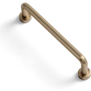 Goo-Ki 6 Pack 4" Center to Center Champagne Bronze Modern Cabinet Pulls Solid Contemporary Home Improvement Hardware Drawer Pulls Zinc Alloy Kitchen Handles