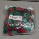 Syhood 200 Pcs Felt Balls Christmas Pom Poms Craft Handmade Red Green White 3 cm Felted Beads for DIY Christmas Garland Decorations Art Crafts