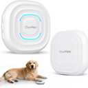 ChunHee Dog Door Bell for Potty Training Smart Wireless Doggie Doorbell to Go Outside,IP55 Waterproof LED Button,1000 Feet 32 Melodies & 5 Volume Levels(1 Receiver + 1 Buttons)