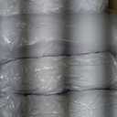 Trlyc Spandex Folding Chair Covers 100 Pcs Universal Fitted Dining Chair Cover Stretchy Slipcovers for Wedding Party Banquet Flat-Front Chairs Covers (White)