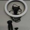 UBeesize 12" Desk Ring Light with Stand & Phone Holder - Adjustable Studio Light for PhotographyZoom Meetings, YouTube, TikTok, Live Streaming