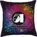 Studio 54_Disco_Groovy_015_Back Printed Throw Pillow (18x18)