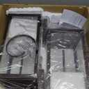 2 Packs 24" Extra Large Dusk to Dawn Light Fixture 3-Light, Oil Rubbed Bronze Outdoor Porch Lantern Wall Mounted, Waterproof Modern Outside Wall Sconce Brown Lamp for House, E12