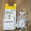Acoustix True Wireless Stereo Earbuds, with Charging Case, WHITE