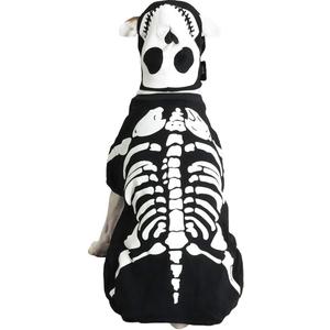 Cotton Glow Bones Dog Costume, Medium, 16-Inch