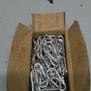 Carabiner, Heavy Duty Galvanized Steel Spring Snap Hook Carabiner Clips with 220LBS Holding Capacity, Ideal for Outdoor, Hammock, Swing and Travel (M5 2Inch, 50PCS)