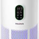 Air Purifiers for Home Large Room 1650 Ft with Washable Filters, WESTHEY H13 HEPA Air Purifier with Fragrance Flowing Ambient Light Auto, Air Cleaner for Wildfire Smoke Dust Pollen Pets Hair Odor