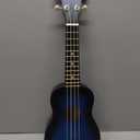 21 Inch 4 String Wooden Acoustic Guitar Ukulele Musical Instruments Perfect for Beginner (Blue)