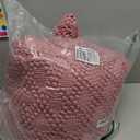 Knitted Weighted Blanket for Adult, Chunky Knit Weighted Throw for Sleep 60"*80" 20lbs, Cooling Breathable Machine Washable Heavy Blanket for Room Decor (Pink, Queen)