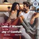 Buttons & Pleats Wool Socks for Men & Women Merino Thermal Warm Cozy Winter Boot Sock (Medium-Large, Charcoal)